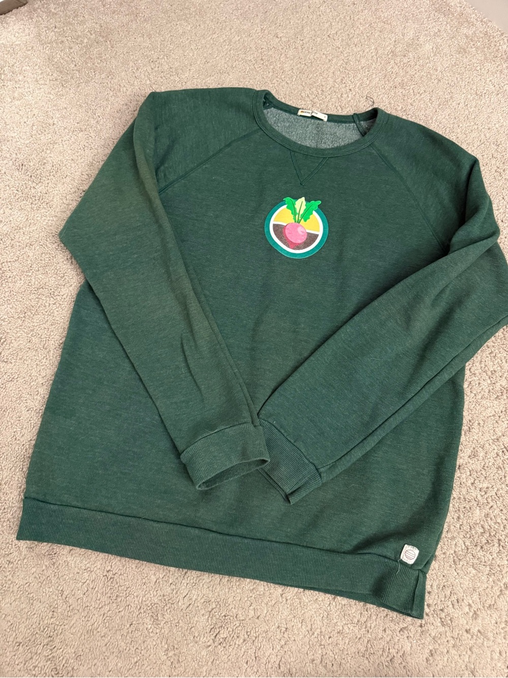 Marine Layer Green Vegetable Crewneck